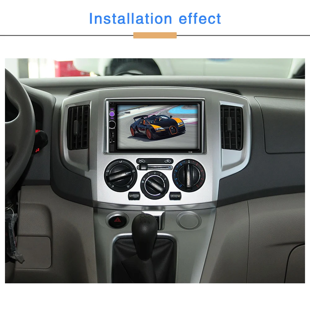 diamond Shipping court Užsakymo 7 colių HD Touch Screen Automobilinis "Bluetooth" suderinama MP5  Radijo Grotuvas Car MP3 MP4 U Disko Priimančiosios Atbulinės eigos Vaizdo  Kamera važiavimui atbulomis / Automobilių Pažangi Sistema <  www.svarospaukste.lt